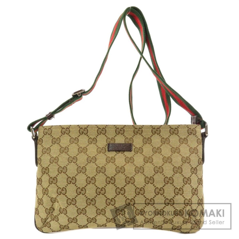 Gucci Sherry Line Shoulder Bag black techno leather